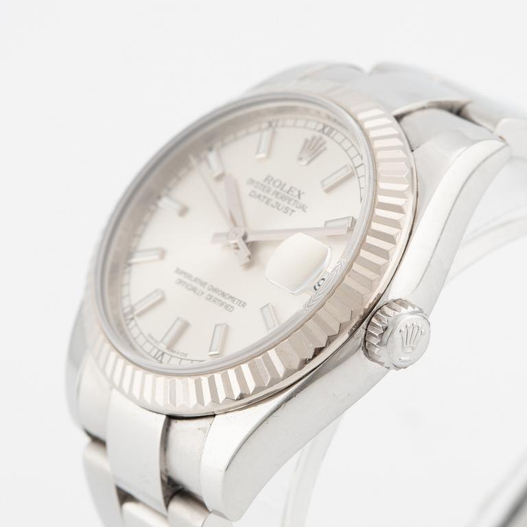 Rolex, Oyster Perpetual, Datejust, armbandsur, 31 mm.