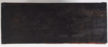 A Japanese lacquered and qilded Buddhist altar table or Butsudan.  Edo period (1603-1868).