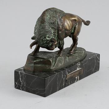 OTTO PROETZEL, skulpur, brons, signerad.