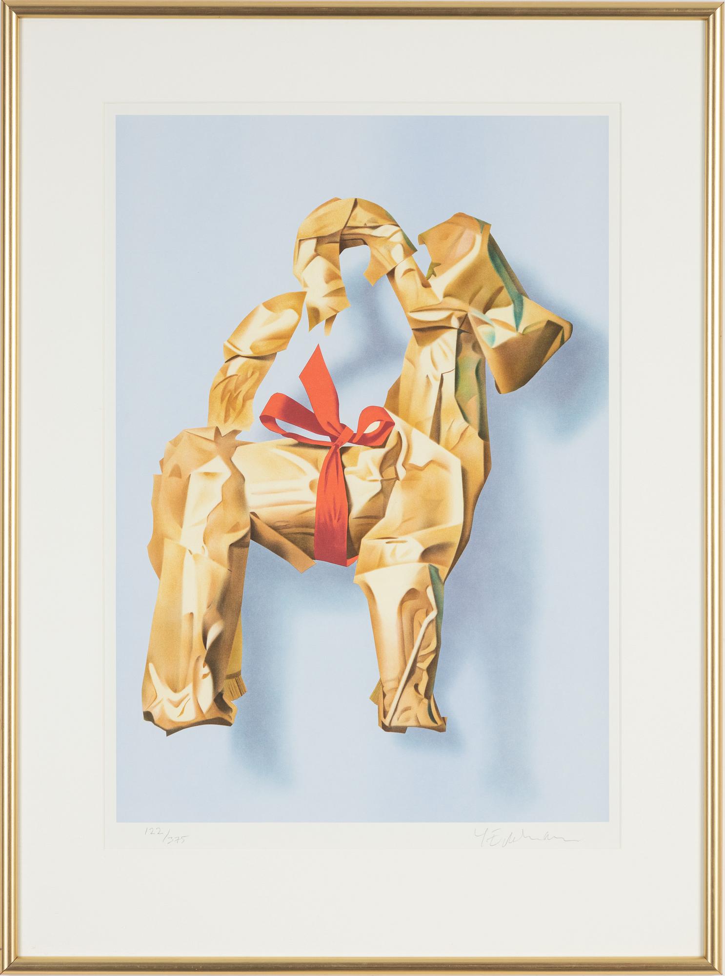 Yrjö Edelmann, lithograph in colours, 2001, signed 122/375.