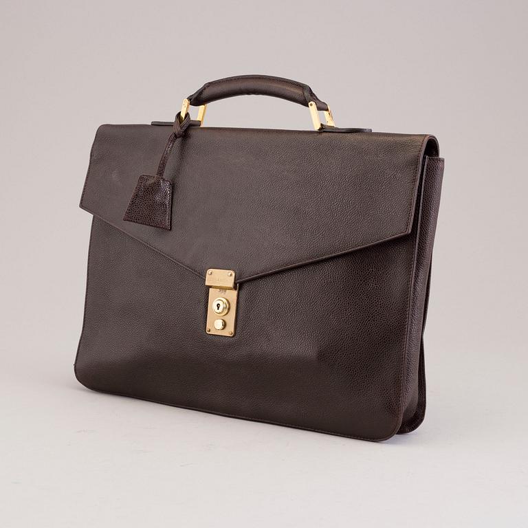 A Chanel briefcase.