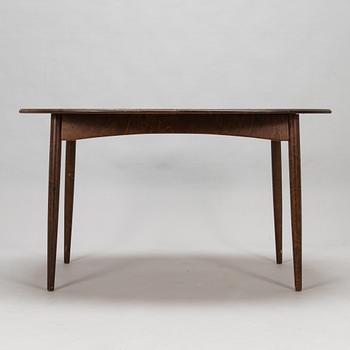Kerstin Hörlin-Holmquist, A set of six Charlotte chairs with a dining table by Asko, Finland, 1970s.