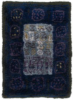 Eva Brummer, ryijy/ryijymatto, Suomen käsityön ystävät. Noin 165 x 115 cm.