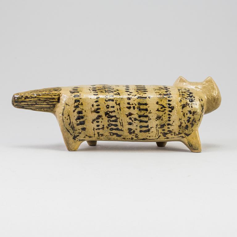 LISA LARSON, figur, stengods, ur serien "Stora Zoo", Gustavsberg.