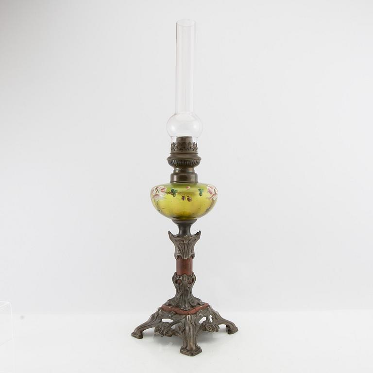 Table foot lamp, Art Nouveau, early 20th century.