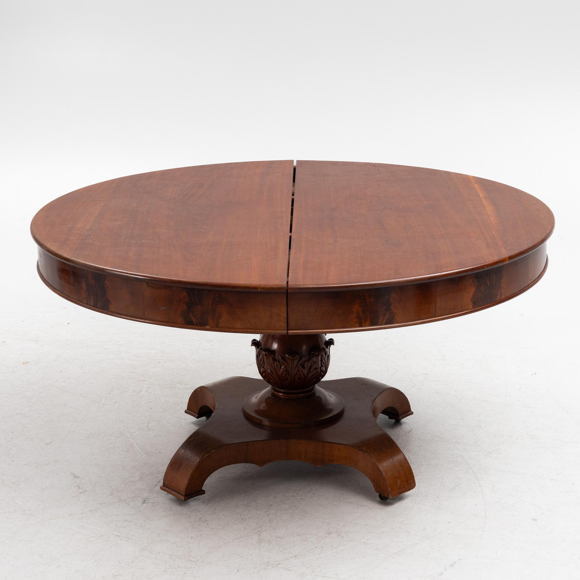 Matsalsbord, 1860-tal.