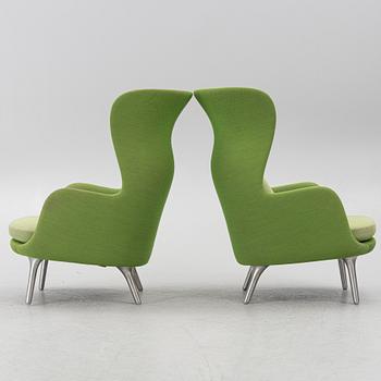 Jaime Hayon, fåtöljer, ett par, "Ro JH1", Republic of Fritz Hansen, 2016.