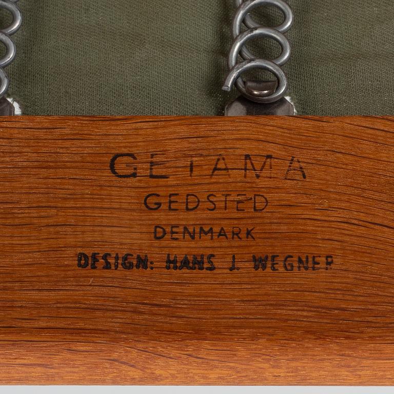 Hans J. Wegner, fåtölj, "GE 240" "Cigarren", Danmark, 1900-talets andra hälft.