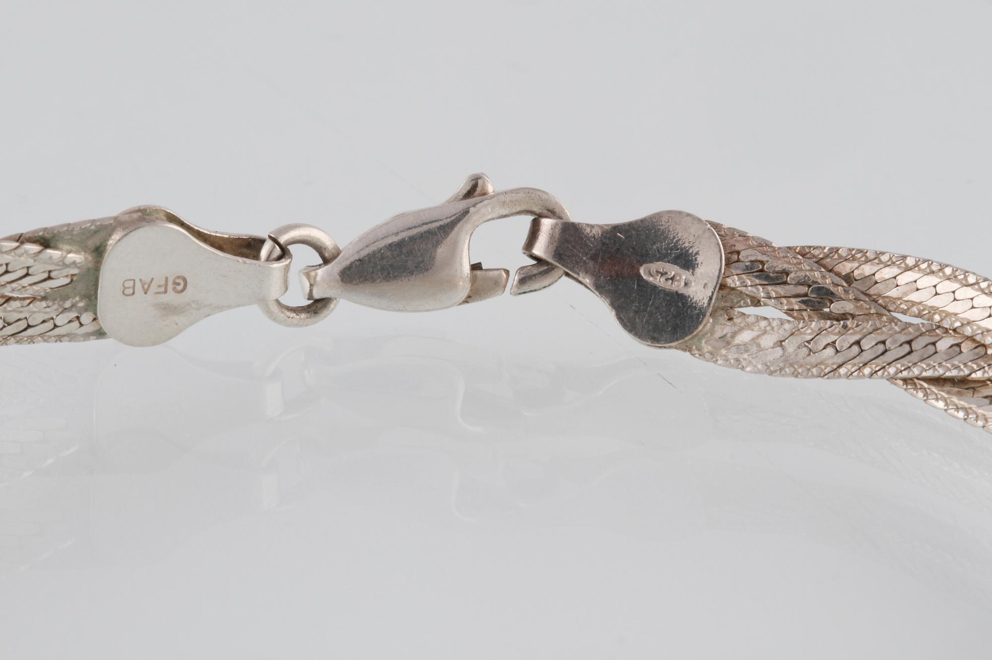 ARMLÄNK, sterlingsilver, Iduna, Varberg. Vikt 5,8 gram.