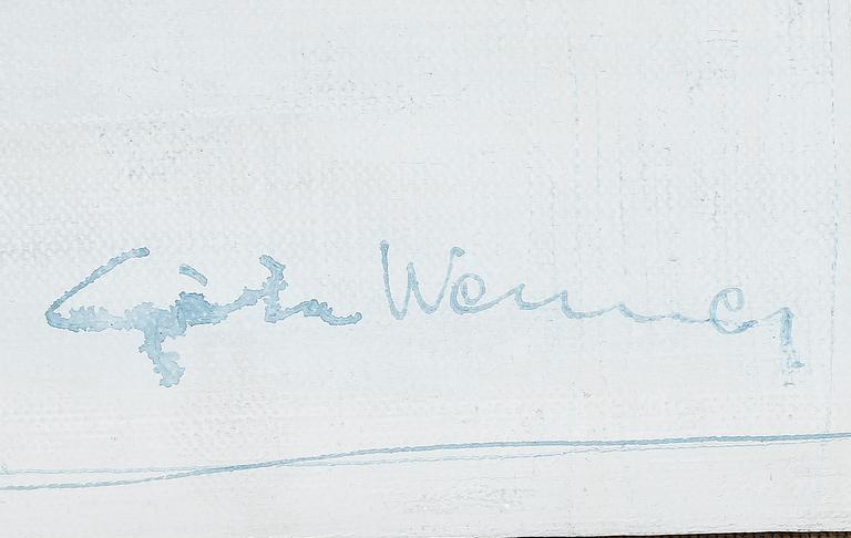 GÖSTA WERNER, olja på duk, signerad.