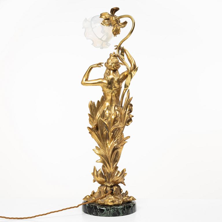 Table lamp, Art Nouveau style, 20th century.