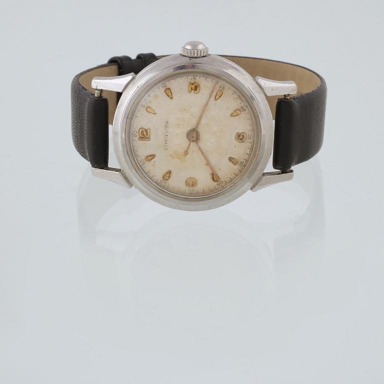 ARMBANDSUR, herr, stål, Longines.