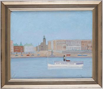Einar Jolin, View towards Gamla Stan, Stockholm.