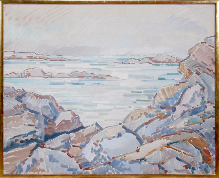 RIKARD LINDSTRÖM, Olja på duk, sign.