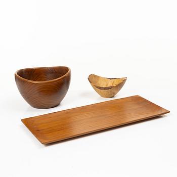 Johnny Mattsson, tray and two bowls.
