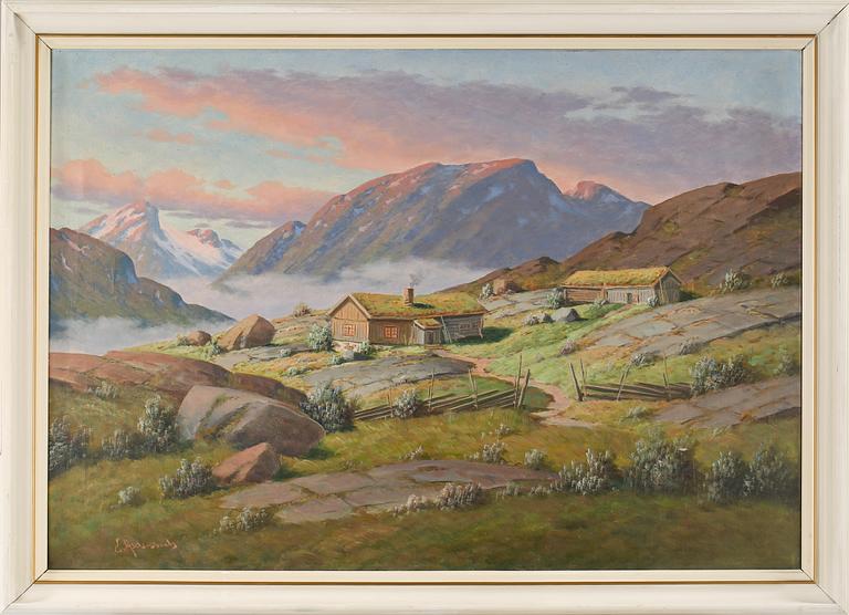ERNST ASCHENBACH, olja på duk, signerad.