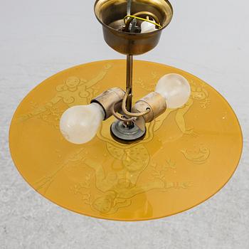 Ceiling light, Swedish Modern, 1930s/40s.