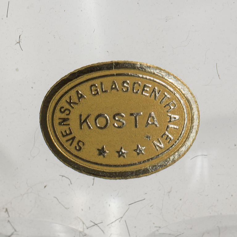 GLASSERVIS, 47 delar, Kosta.