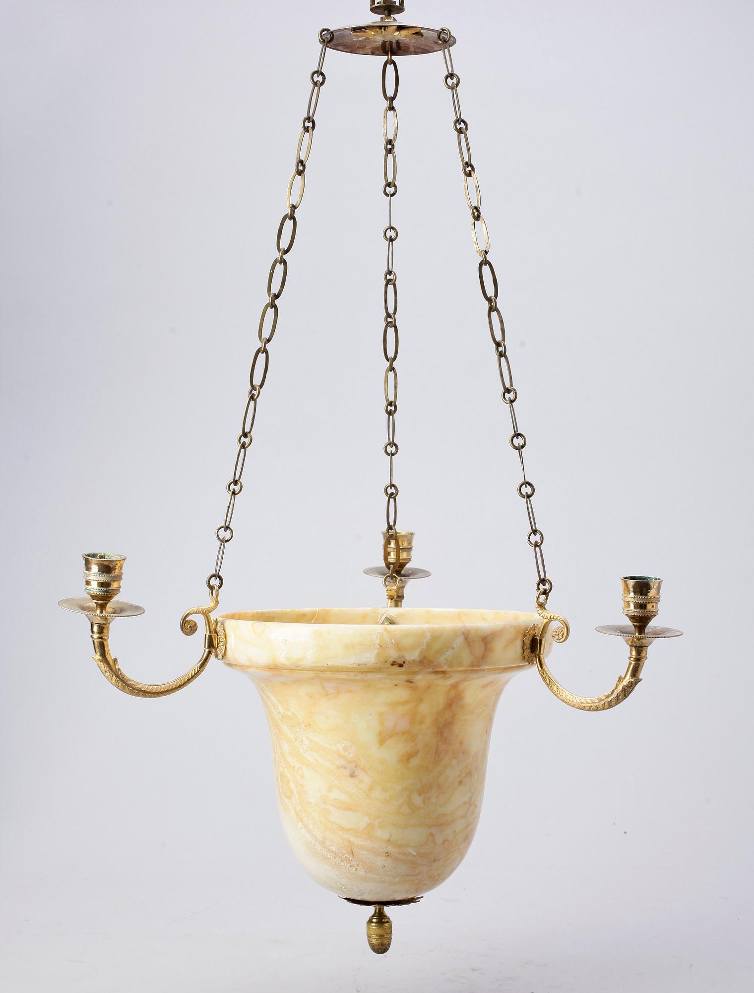 TAKAMPEL, senempire, 1800-talets mitt. H ca30cm.