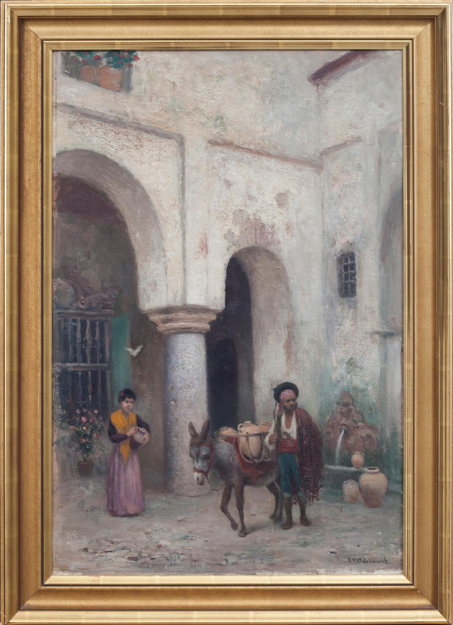 FRANS WILHELM ODELMARK, olja på duk, signerad.