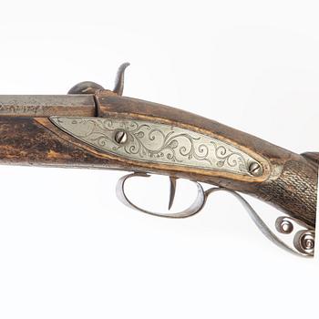 Percussion rifle, for hunting, second half of the 19th century.