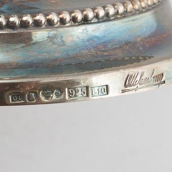 Karl-Axel Karlsson Silversmed, twelve sterling silver cups, Stockholm 1975-85.