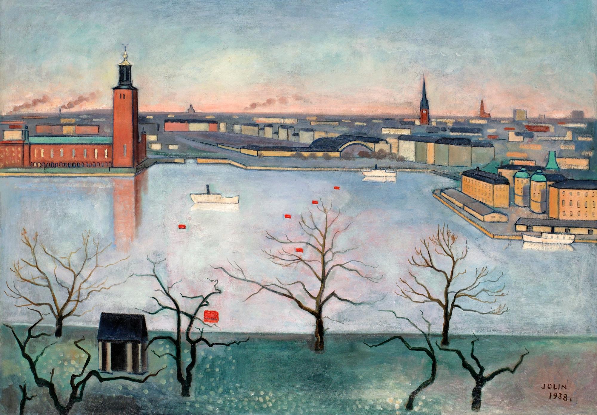 Einar Jolin, "Stockholm från Söders höjder".