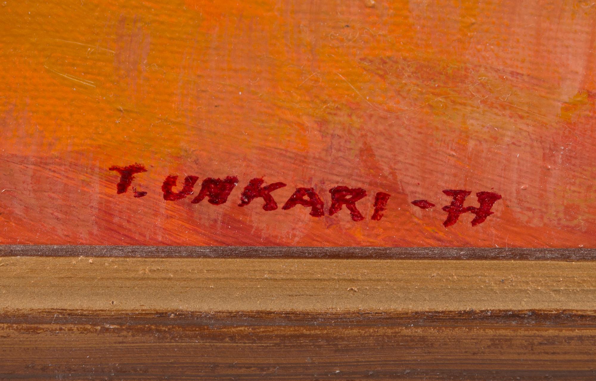 TARJA UNKARI, oil on canvas, signed and dated -77.