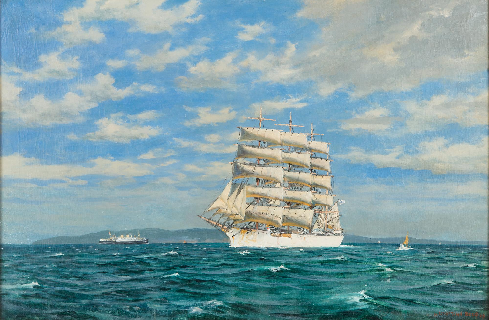 Christian Bogö, Sea landscape.