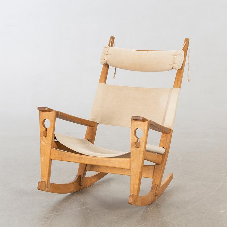 HANS J WEGNER, a rocking chair, model "GE673" "The Keyhole", Denmark.