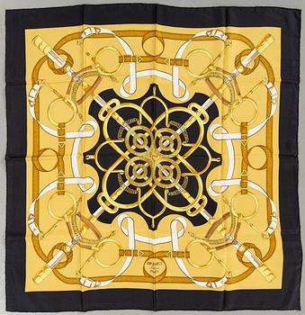 Hermès, Scarf,  "Eperon d'Or".