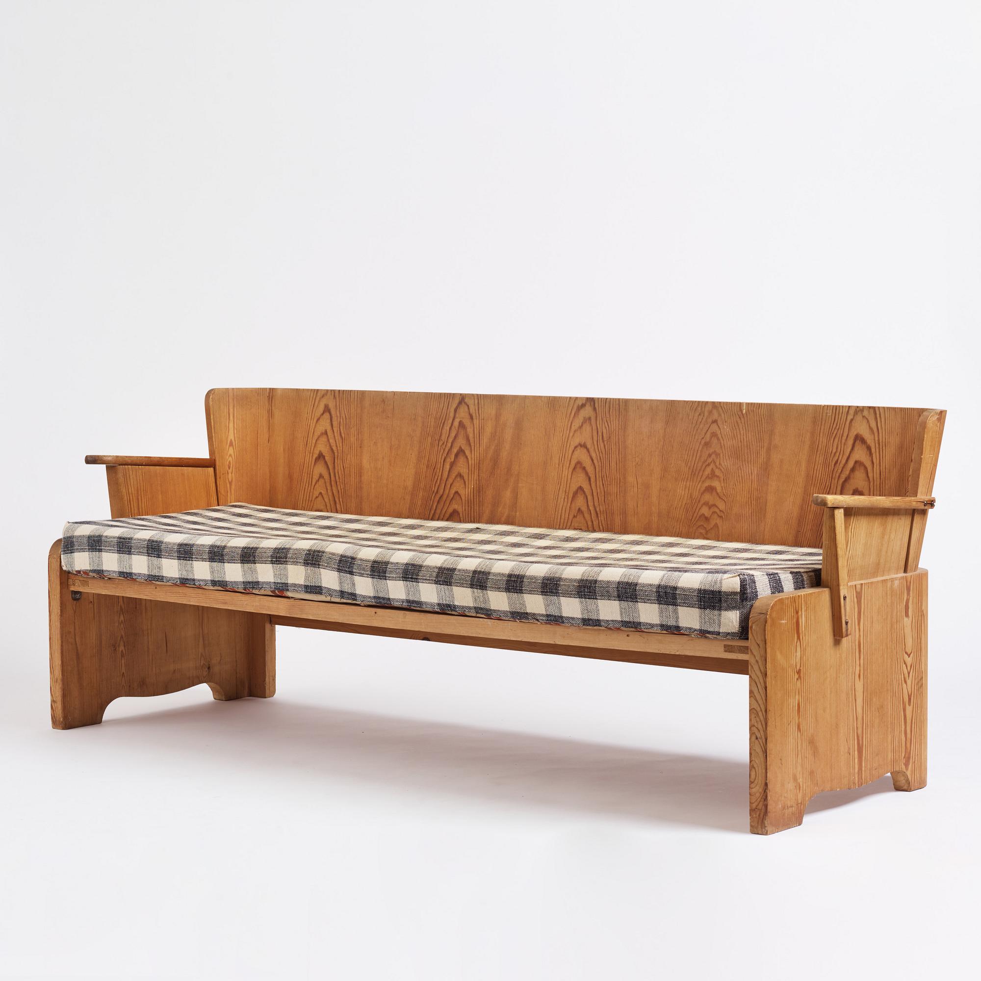 Göran Malmvall, soffa, modell "322" sportstugemöbel, Karl Andersson och Söner, 1940-tal.