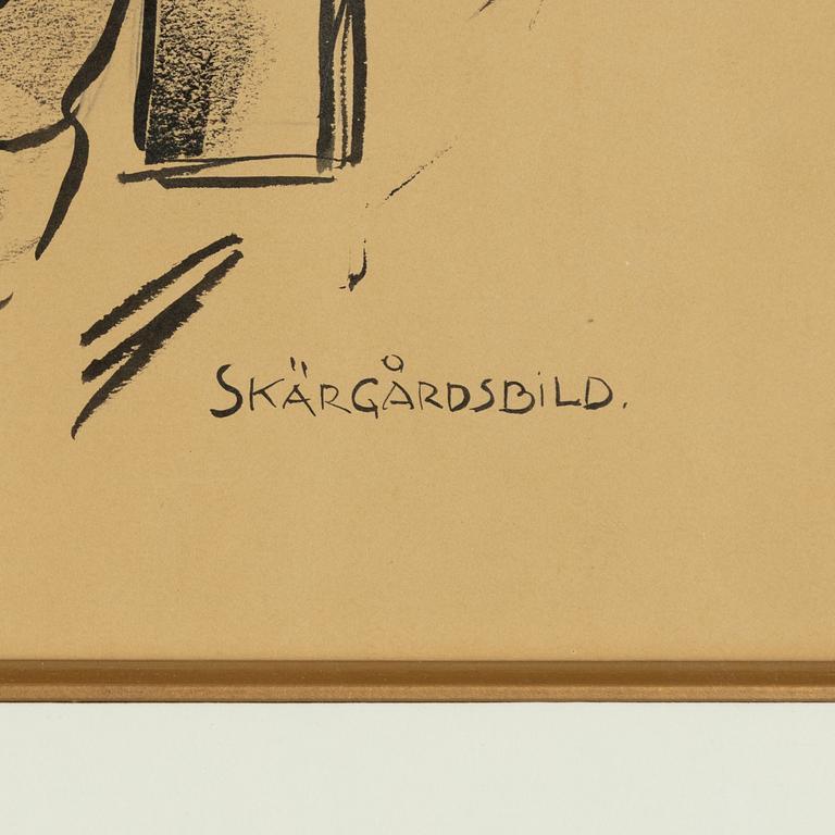 Albert Engström, "Skärgårdsbild".