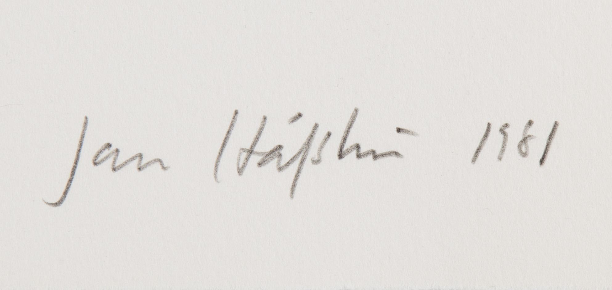 JAN HÅFSTRÖM, färglitografi med collage, signerad och daterad 1981, numrerad A.P.