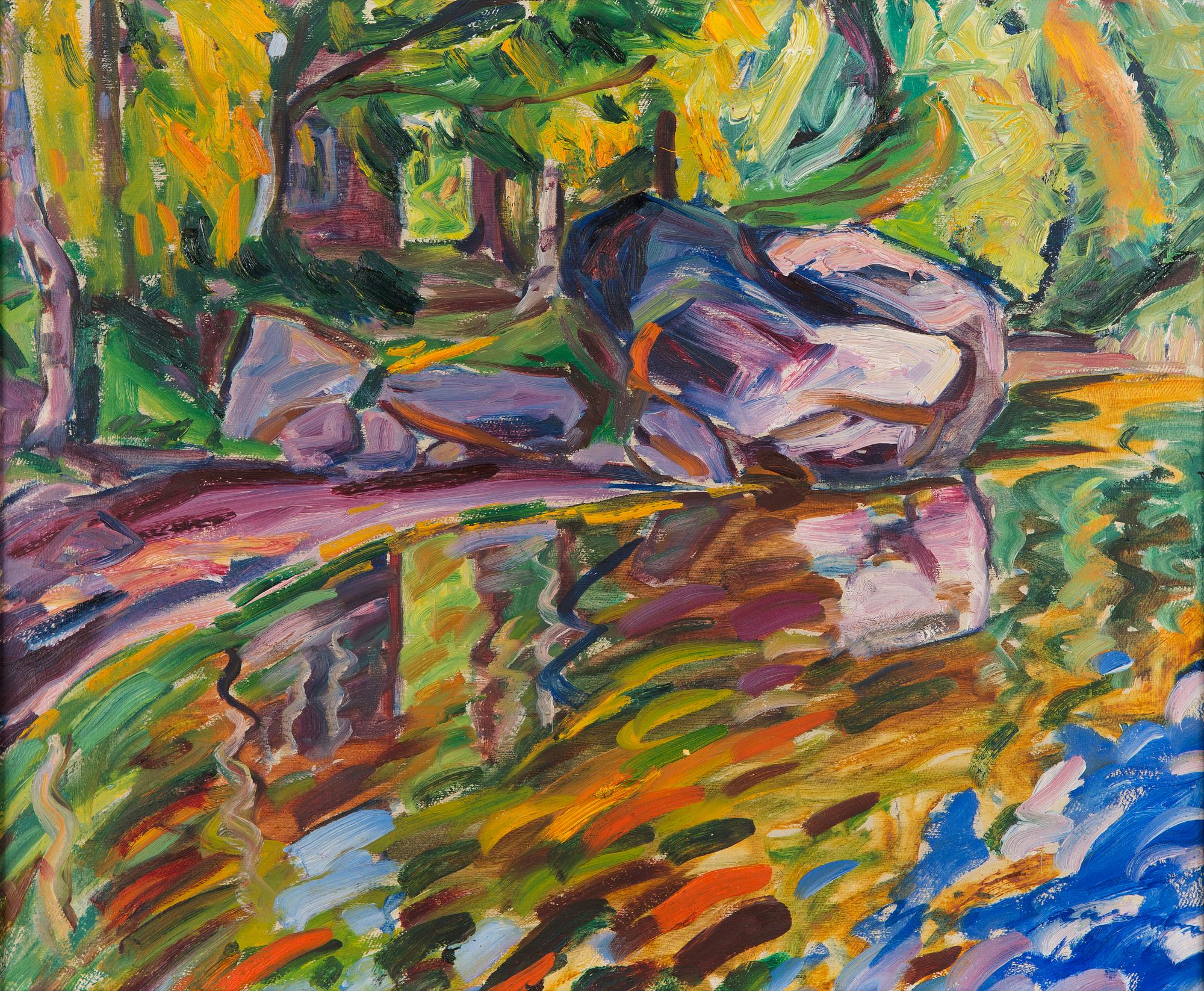 Yrjö Saarinen, 'Landscape at Loppijärvi'.
