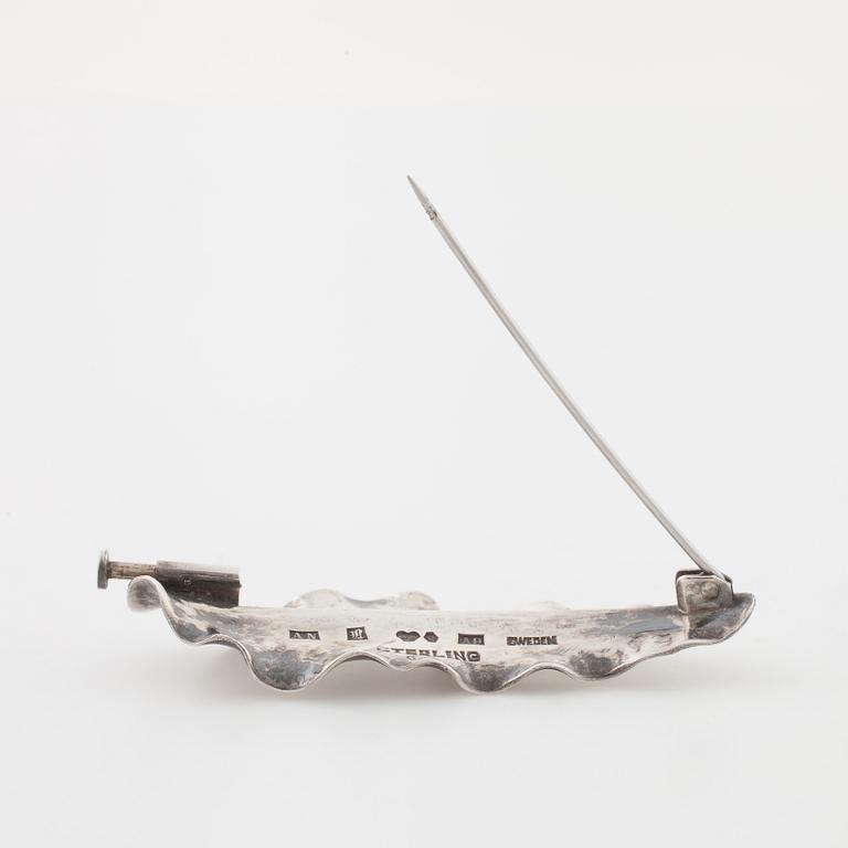 WIWEN NILSSON, Lund, 1951, a brooch.