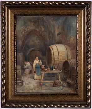 Frans Wilhelm Odelmark, "Klosterkällare" (Monastery Cellar).