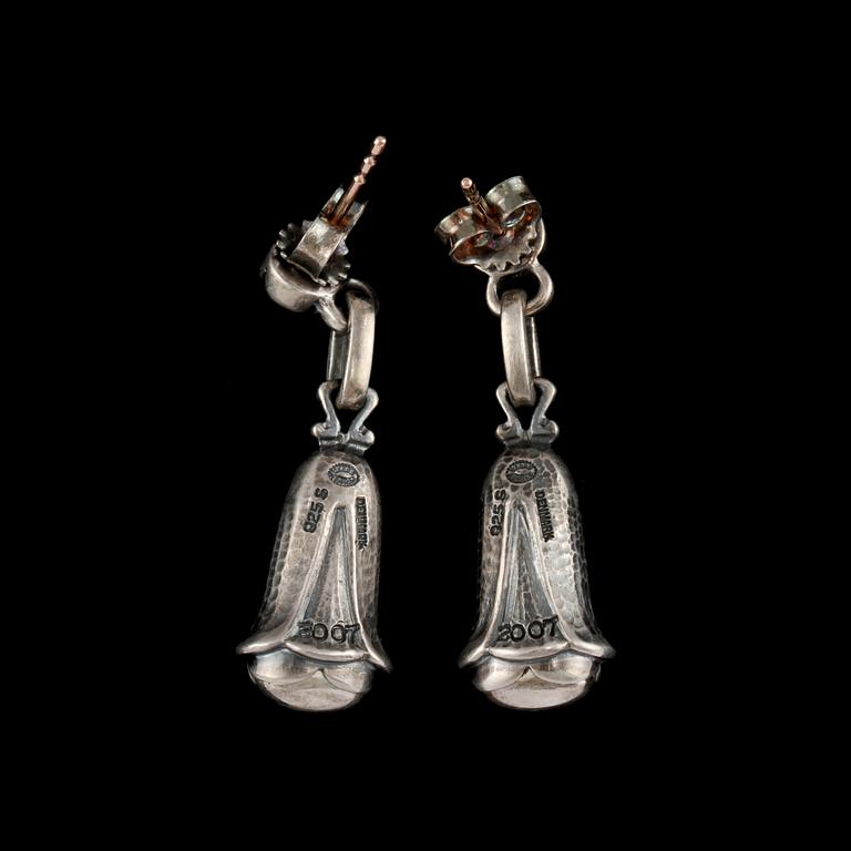 ÖRHÄNGEN, ett par sterlingsilver, Georg Jensen, Danmark. Vikt 9 g.