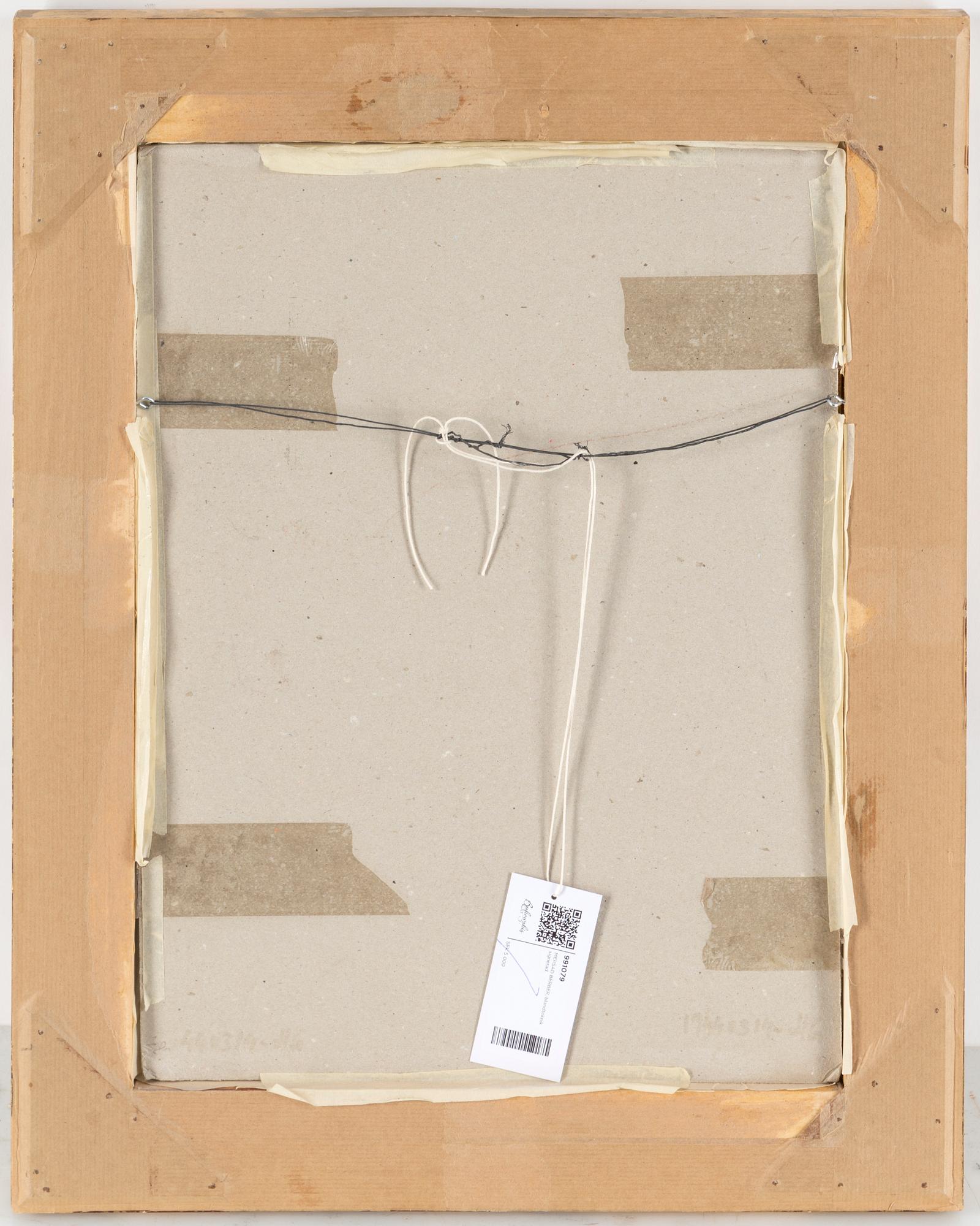 MERSAD BERBER, Mixed media, signed.