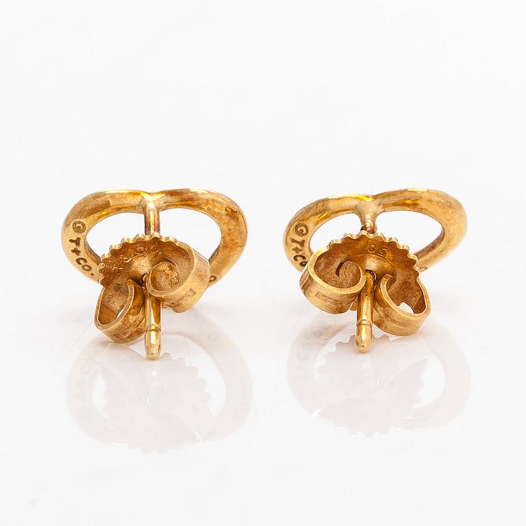 Tiffany & Co, Elsa Peretti, korvakorut, "Open Heart", 18K kultaa.