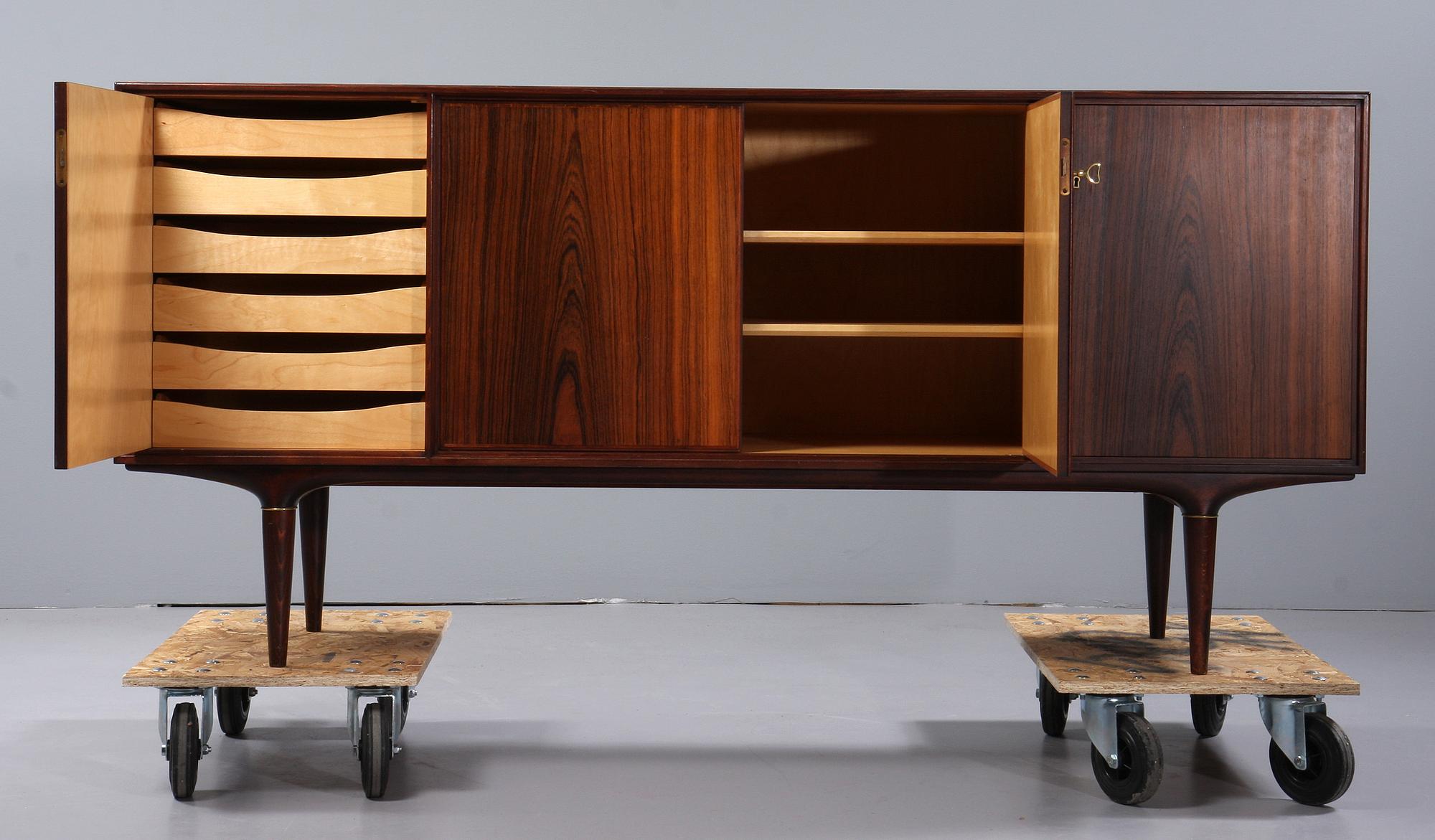 SIDEBOARD, "Cortina", Svante Skogh, Seffle Möbelfabrik, omkring 1960.