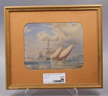 ARVID GUSTAF CRONSTRAND, akvarell. Sign.