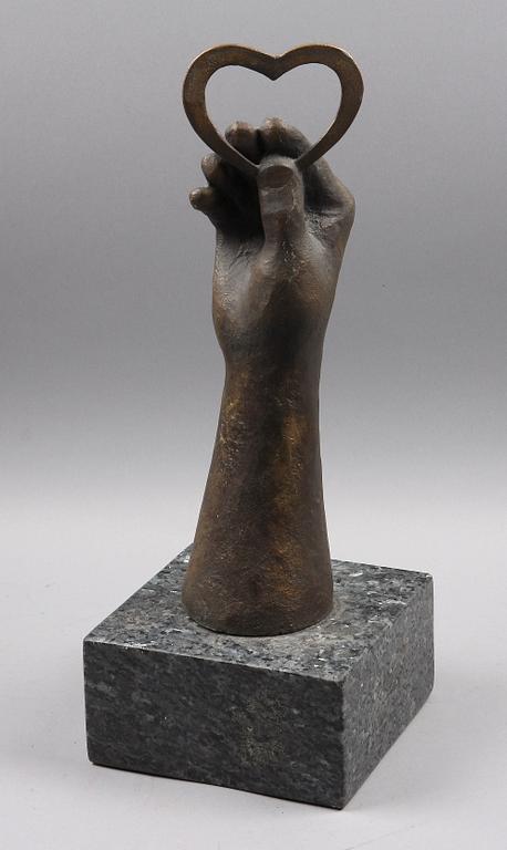 SKULPTUR, brons, 1900-talets andra hälft.