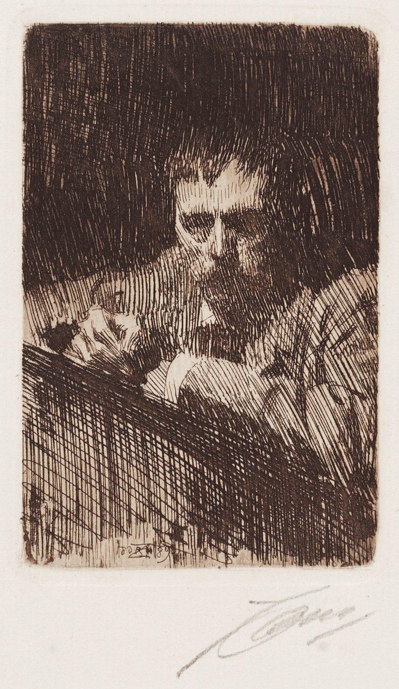 Anders Zorn, "En gravör".