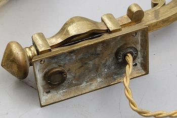 VÄGGLAMPOR, 1 par, 1900-talets första hälft.