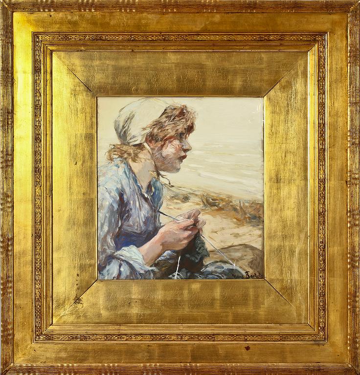 HANS VON BARTELS, blandteknik, sign.