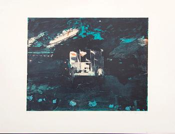 Ola Billgren, color lithograph, signed -83 EA.