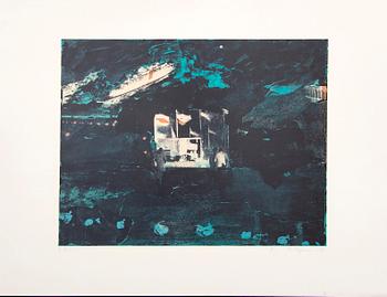 Ola Billgren, color lithograph, signed -83 EA.