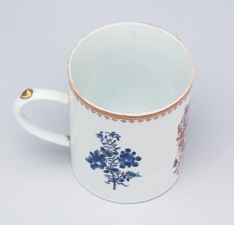 STOP, porslin, Kina, Qianlong (1736-95).