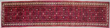 GALLERIMATTA, Hosseinabad, 1900-talets slut. Ca 386 x 83 cm.